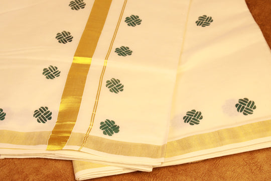 KERALA COTTON SPL KASAVU SAREE