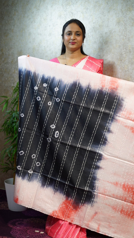 SEMI TUSSAR SAREE CODE:MB140