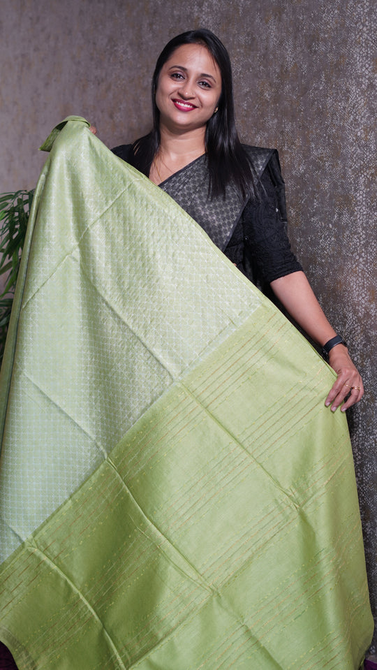 SEMI TUSSAR SAREE CODE MB121