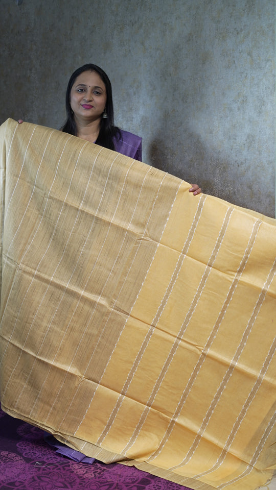 SEMI TUSSAR SAREE CODE: MB136