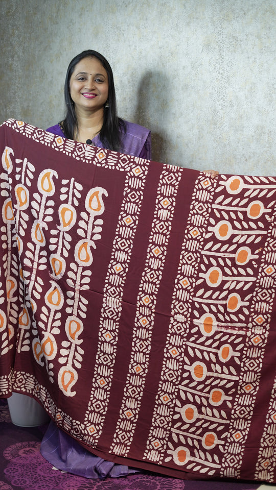 SEMI MODAL SAREE CODE: MB138