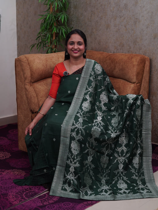 SILK BANARASI SALWAR MATERIAL CODE:MB177