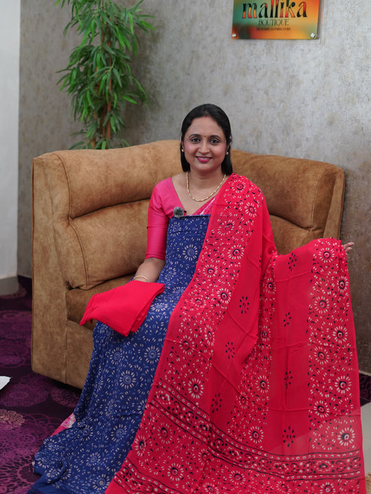 PURE GEORGETTE SALWAR MATERIAL CODE: MB162