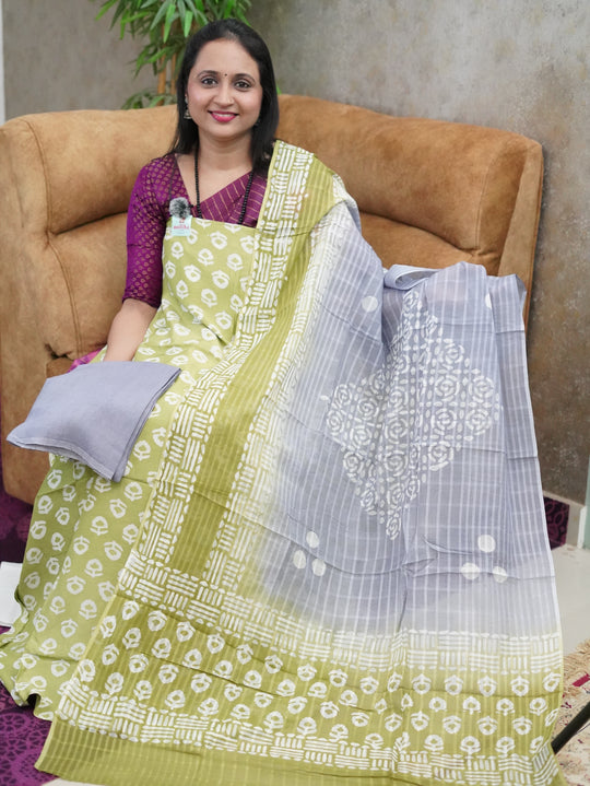 SEMI MODAL SALWAR MATERIAL CODE: MB167