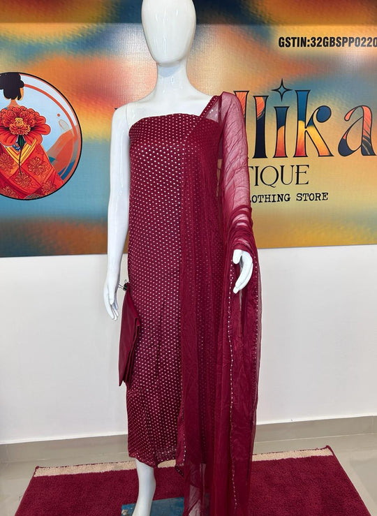 BANARASI GEORGETTE SALWAR MATERIAL-01