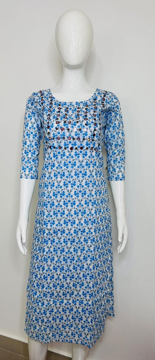 HAND WORKED COTTON KURTI