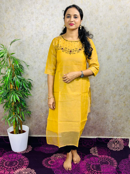 NET KOTTA HANDWORKED KURTI Procode-58G