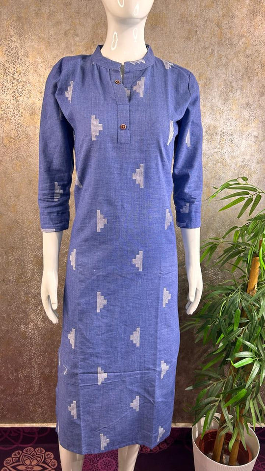 KHADI COTTON COLLAR KURTI PC-MB-94
