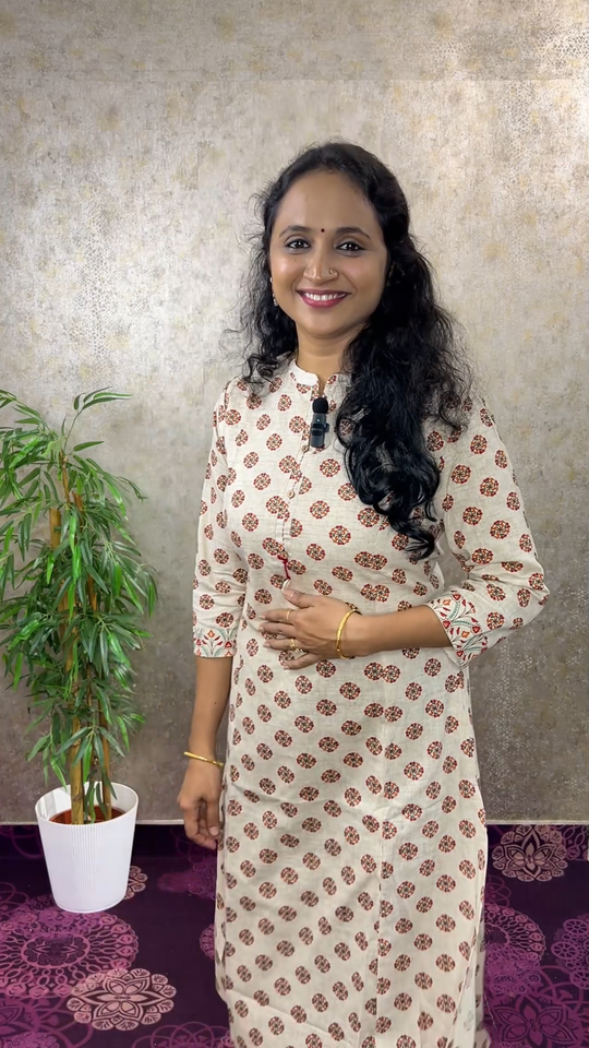 PREMIUM KHADI COTTON COLLAR KURTI ProcodeMB54