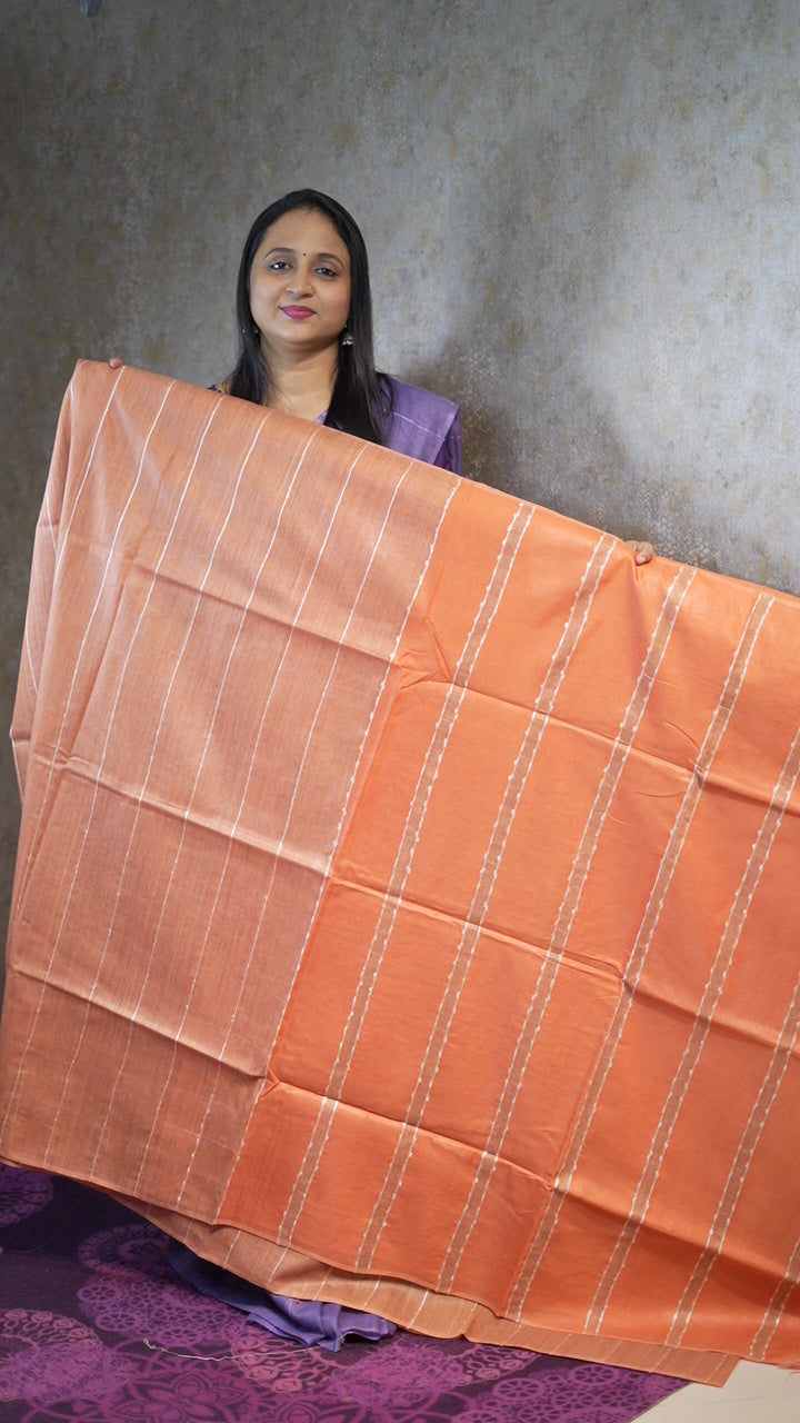 SEMI TUSSAR SAREE  CODE: MB136