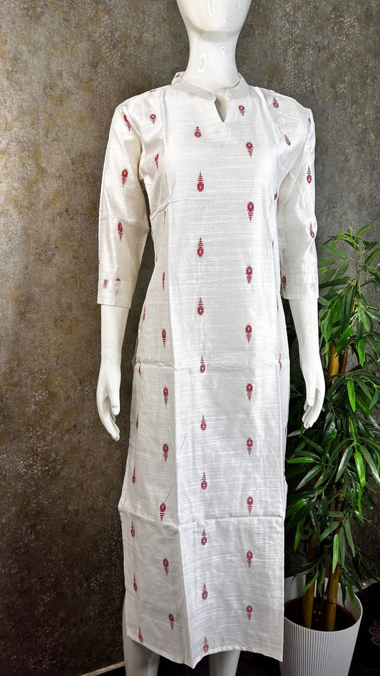 SLUB SILK KURTI