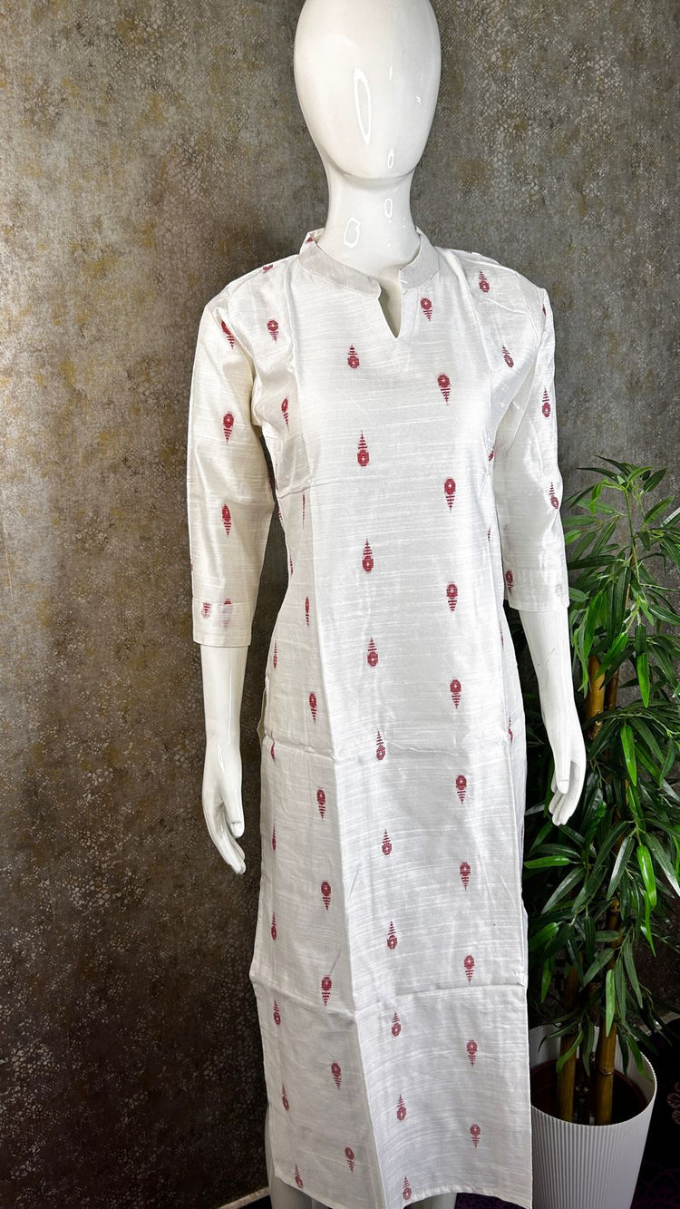 SLUB SILK KURTI