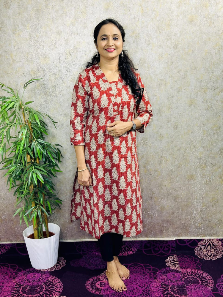 PURE JAIPURI COTTON KURTI-Procode:60R