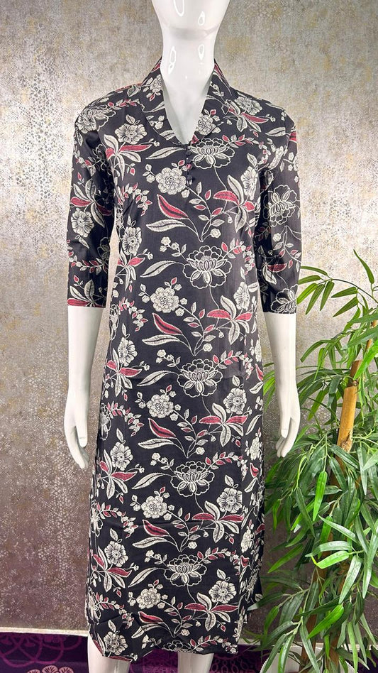 COTTON COLLAR KURTI-PC-MB-93