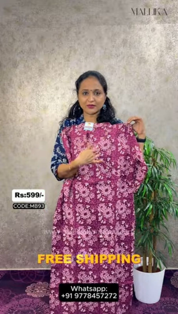 COTTON COLLAR KURTI PC-MB-93
